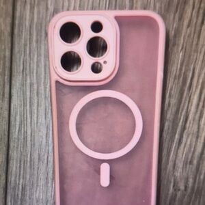 Apple Pink MagSafe-Compatible Phone Case